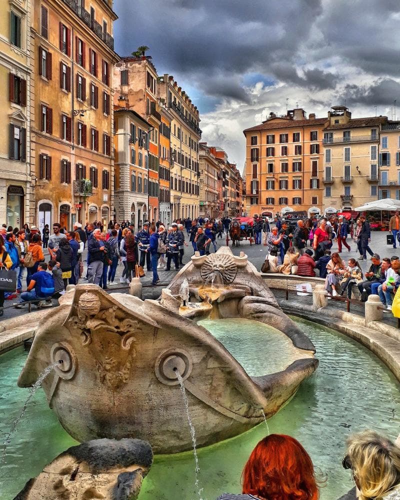 Barcaccia Fountain