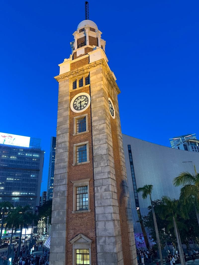 Clock Tower Adjacent to Pier