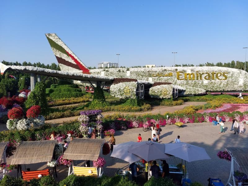 Emirates A380 Floral Display