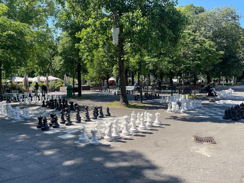 Giant Chess Boards