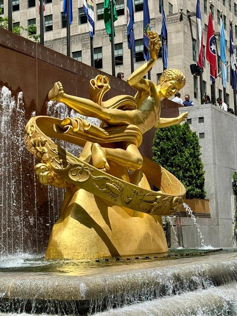 Prometheus Statue