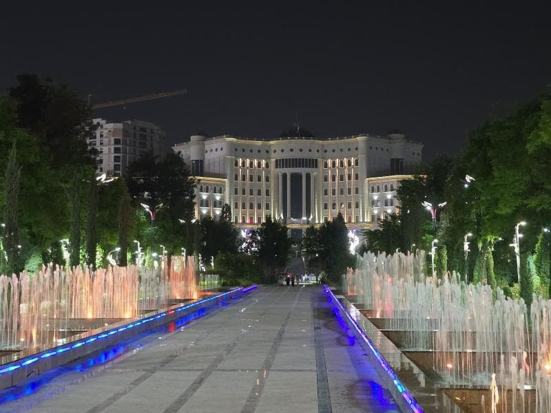 Rudaki Statue