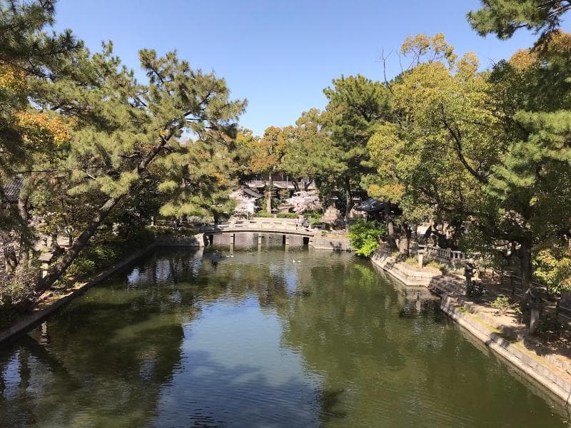 Stone lantern paths