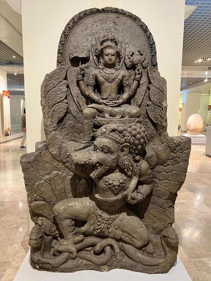 Stone Statue Courtyard