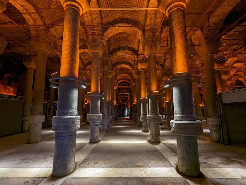 Vaulted Ceiling & Brick Arches