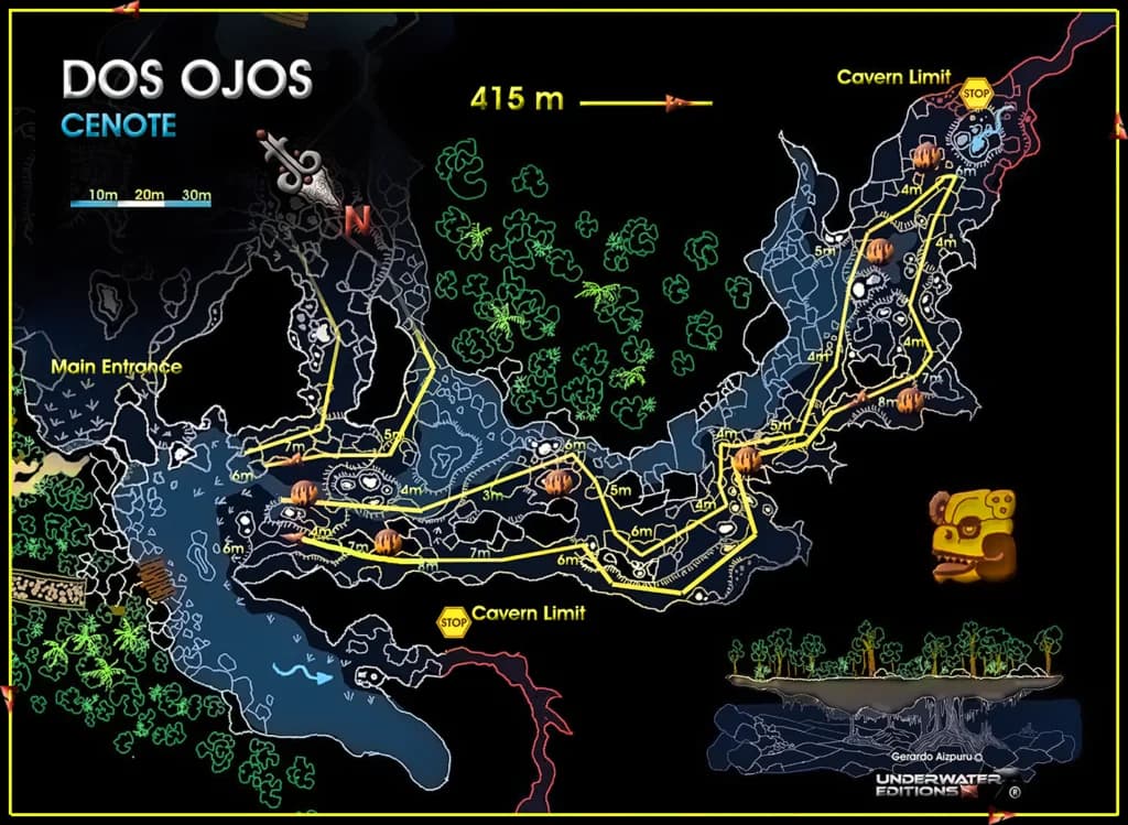 The Underwater Cavern Network - 2