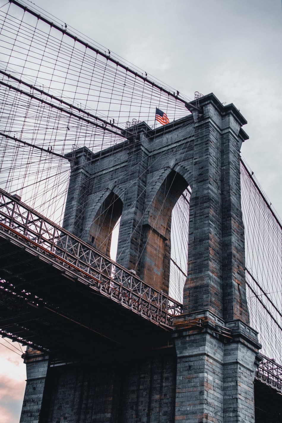 Brooklyn Bridge Towers - 2